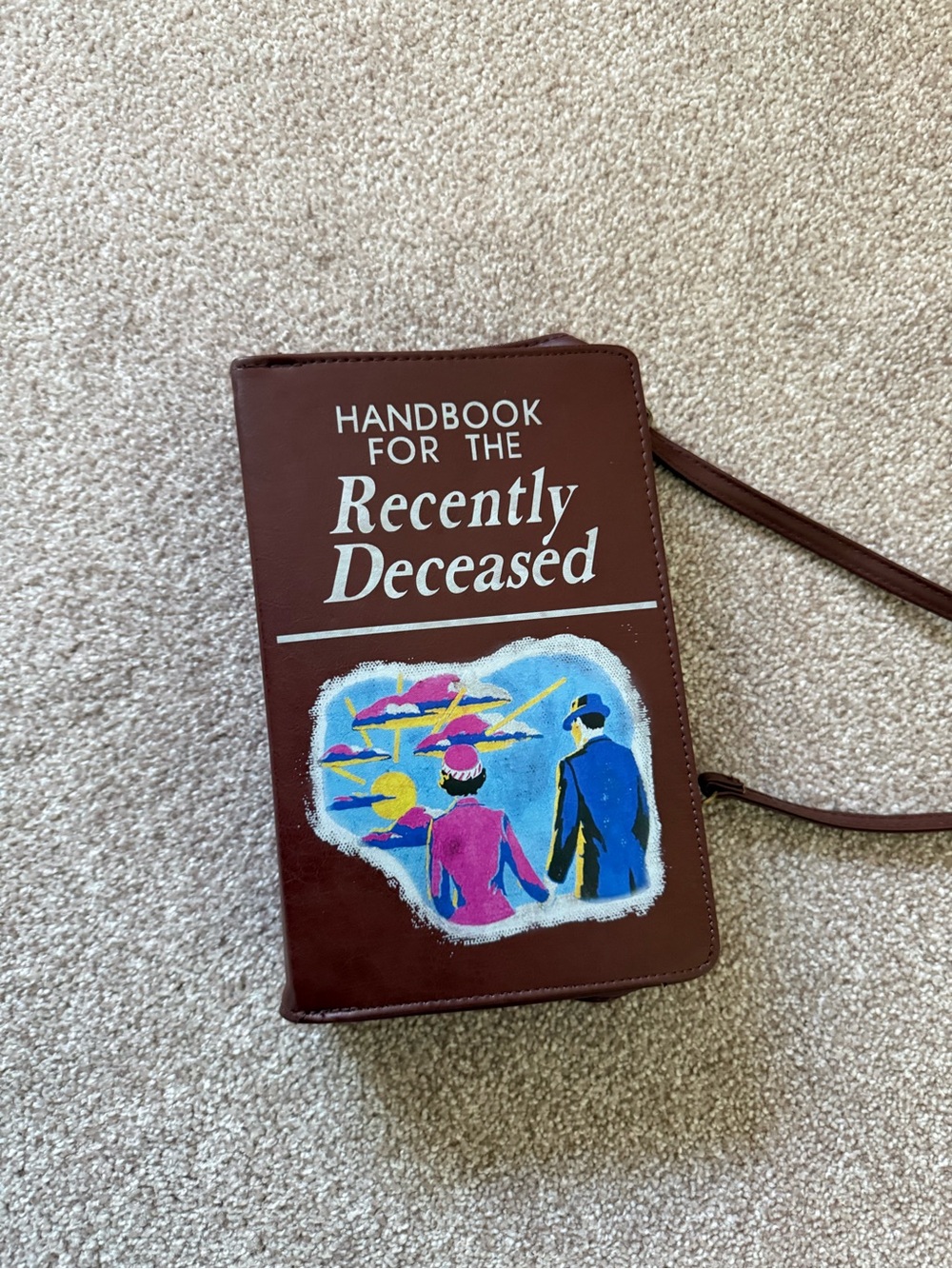 Handbook for the Recently Deceased Crossbody Bag - Brown - Picture 2 of 6